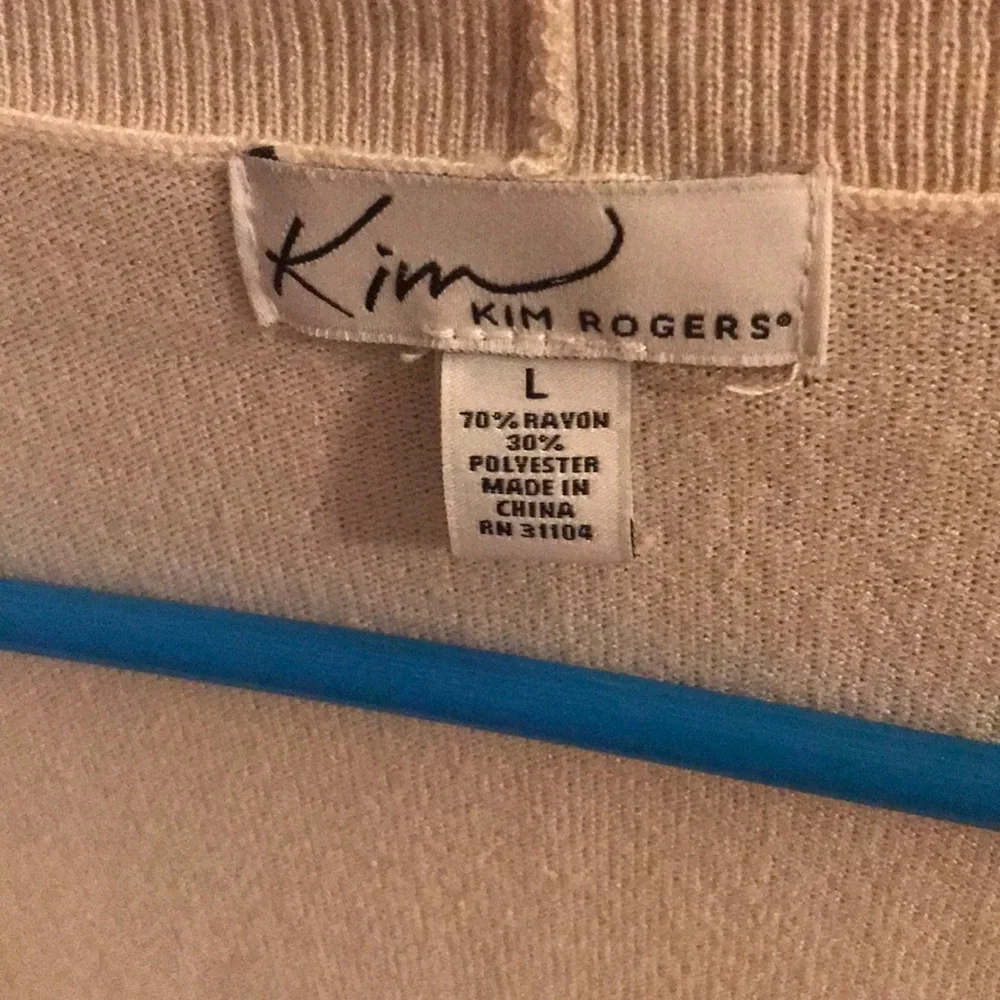 Kim Rogers Cream Shrug - Picture 2 of 2